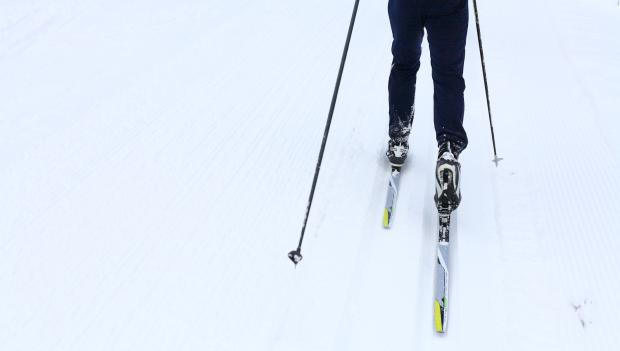 Skiing in Monadnock State Park HQ